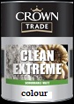 Crown Trade Clean Extreme Scrubbable Matt colours